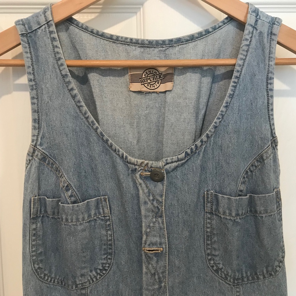 SOLD Vintage Jean Dress